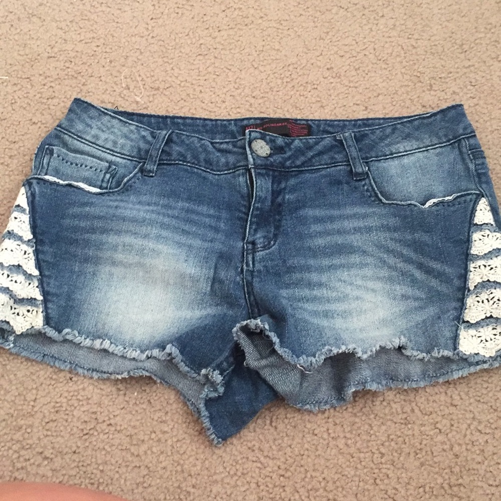 denim shorts